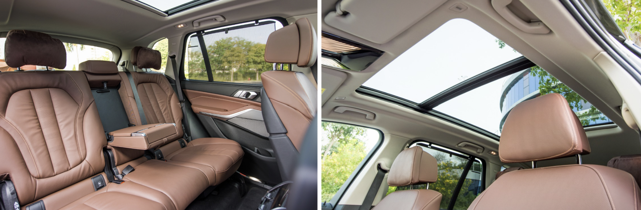 cửa sổ trời panorama trên BMW X5 2023