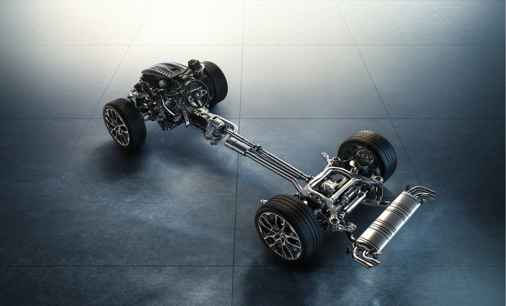 hệ thống khung gầm và động cơ BMW X7
